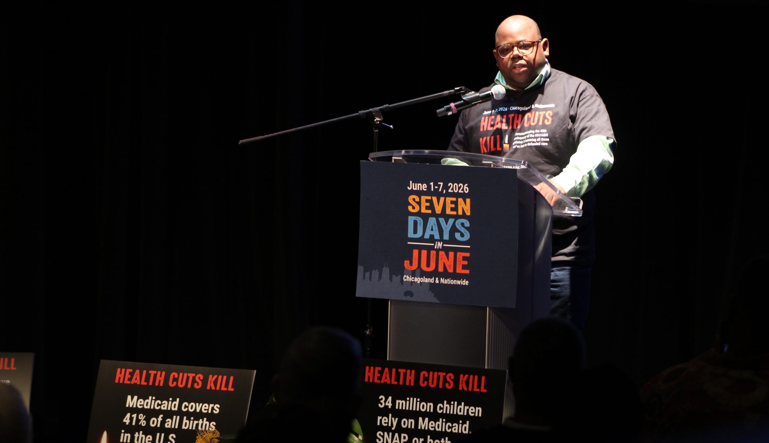 AIDS anniversary vigil links lessons of epidemic to fight over healthcare cuts